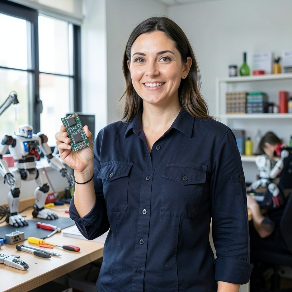 Emily Carter, Electronics & PCB Design Lead at ByteBuddies